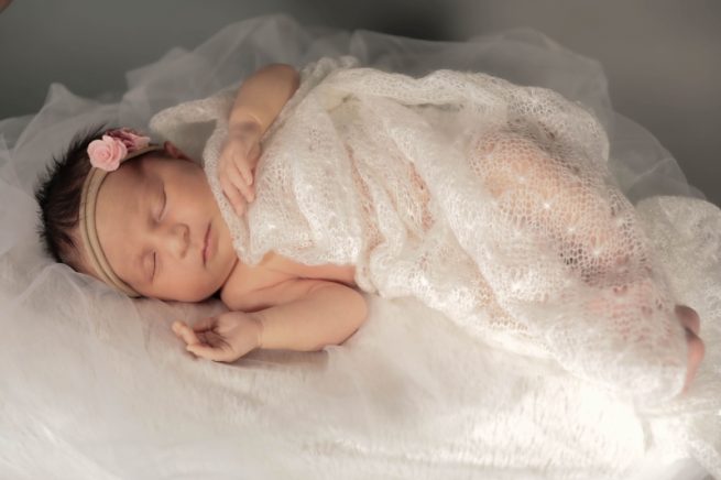 photo de bébé en couleur