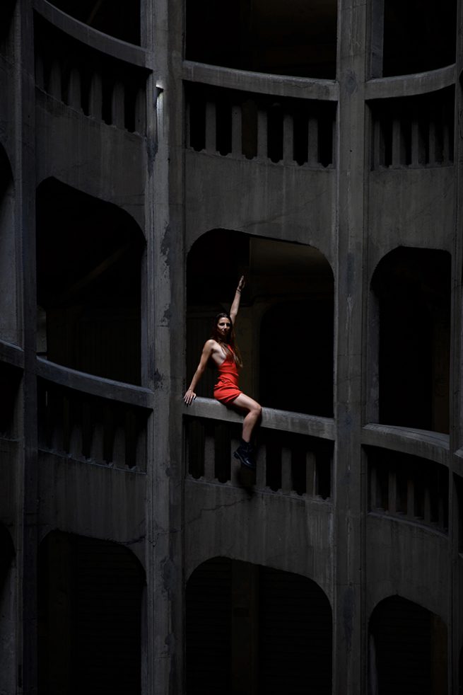 séance photo au garage hélicoïdal de Grenoble