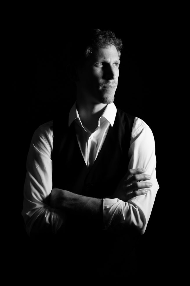 portrait photo d'homme en studio à Grenoble